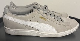 Women&#39;s Puma Grey Suede Athletic Sneaker Running Shoe Size 8 - $35.00