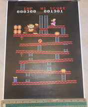 Retro Donkey Kong Video Game Gaming Wall Decor Canvas Art Print Poster 1... - £6.97 GBP