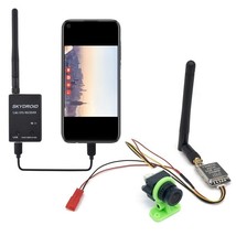 5.8g fpv uvc otg receiver for smartphone tablet Video Transmitter 1000TVL 2.8mm  - £62.71 GBP