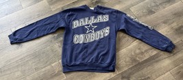 Dallas Cowboys Team Rated Vintage Sweatshirt Size 14/18 Wears Small - £21.90 GBP