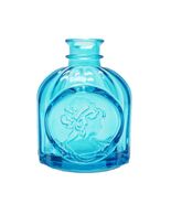 Mini Light Blue Colored Glass Round Lady in a Bottle Vintage Style Jar H... - $13.37