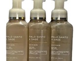 3 Palo Santo + Sauge Doux Moussant Main Savon Bath &amp; Body Works 259ml - £22.84 GBP