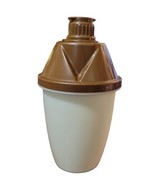 Tupperware Quick Shake Shaker Salad Dressing Gravy Mixer 847-3 Brown - $8.99