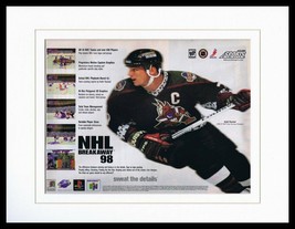 Keith Tkachuk NHL Breakaway 98 N64 PS1 Framed 11x14 ORIGINAL Advertisement - £27.65 GBP