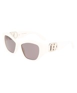 New Karl Lagerfeld KL-6086S 105 White Sunglasses with Grey Lenses - $79.15