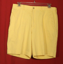 Polo Ralph Lauren Prospect Shorts Chino Flat Front Sz 36 9” Yellow Men's - £14.46 GBP