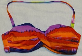 Victoria&#39;s Secret Swimming Suit Tie Dye Padded Underwire Bikini Halter Top 32B - £6.30 GBP