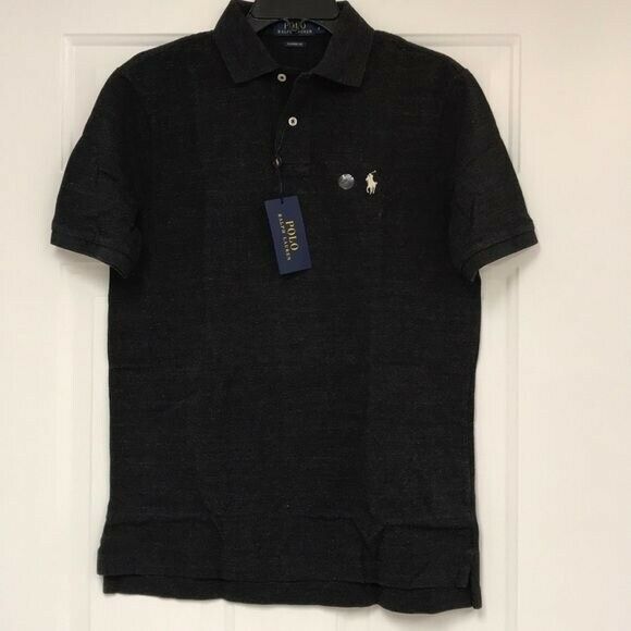 Polo Ralph Lauren Mens Custom Classic Fit Mesh Polo Shirt Size S - £50.27 GBP