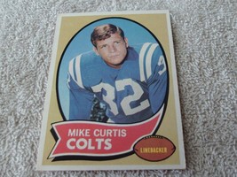 1970 Topps # 201 Mike Curtis Colts Nm / Mint Or Better !! - £19.54 GBP