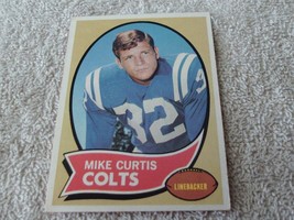 1970 Topps # 201 Mike Curtis Colts Nm / Mint Or Better !! - £18.77 GBP