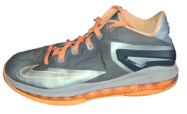 Nike LeBron 11 XI Low “Magnet Grey” Shoes size 7y Lace-Up Sneakers - £10.94 GBP