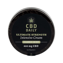 Classic Mint Ultimate Strength Intensive Daily Cream by Earthly Body, 5 Oz.