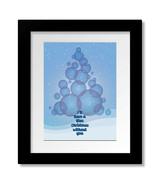 Blue Christmas, Elvis Presley Song Lyric Pop Music Art - Print, Canvas o... - £15.18 GBP+