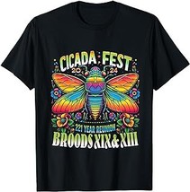 Illinois Cicada Invasion 2024 Entomology Cicada Reunion Tour T-Shirt - £12.54 GBP+