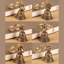 1Pc Miniature Copper Zodiac Animals Heads Bell, Copper Feng Shui Car Key... - $29.00
