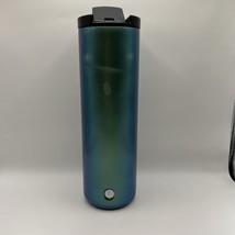 Starbucks Stainless Steel Insulated Tumbler Green Iridescent 20oz Teal Blue - $16.00