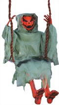 Pumpkin Prop Hanging Swinging Dead Jack-O-Lantern 36&quot; Evil Scary FW91196P - £51.94 GBP