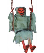 Pumpkin Prop Hanging Swinging Dead Jack-O-Lantern 36&quot; Evil Scary FW91196P - £52.07 GBP