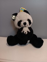 Vintage 1978 Dakin Mama And Baby Panda 11 Inch Panda Bear Plush Stuffed Animal - £30.18 GBP