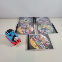 Thomas The Tank Lot DVDs and Toy Engine 4-inch Pull Along/Push Along - £14.99 GBP