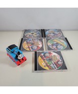 Thomas The Tank Lot DVDs and Toy Engine 4-inch Pull Along/Push Along - £14.99 GBP