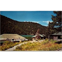 Vintage Chrome Montana Postcard, Earthquake Area Hebgin Lake Cabins, Plastichrom - £8.55 GBP