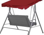 Benefitusa Canopy Only Patio Outdoor 73&quot;X52&quot; Swing Canopy Replacement Po... - £33.56 GBP