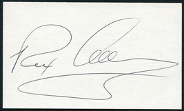 REX ALLEN SIGNED 3X5 INDEX CARD WESTERN ACTOR SINGER WALT DISNEY FILMS N... - £17.65 GBP