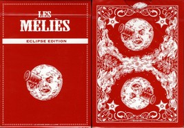 Les Melies Red Eclipse Playing Cards by Pure Imagination Projects - £14.80 GBP