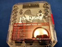  HUSKY 1/4 in. and 3/8 in. Stubby Ratchet and Socket Set (46-Piece) - $44.95