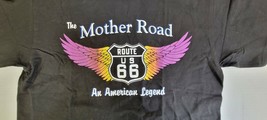 The Mother Road Route US 66 An American Legend Wings Motorcycle T Shirt ... - £10.91 GBP