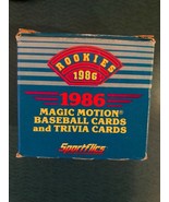 1986 SPORTFLICS BASEBALL MAGIC MOTION ROOKIE CARD SET - $33.69
