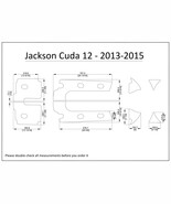 2013-2015 Jackson Cuda 12 Kayak Boat EVA Foam Deck Floor Pad Flooring - $204.26 CAD