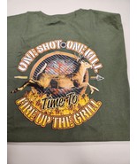 Deer Hunting 5XL Green T-Shirt Men&#39;s Graphic Tee Hunter Grill Crosshairs - $27.00