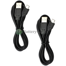 2 NEW USB 6FT Micro Cable for Samsung Galaxy S4 S5 S6 Mini Active Note 1 2 3 4 5 - £8.36 GBP