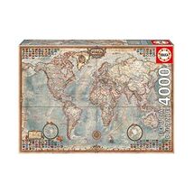 Educa 14827 - The World, Executive Map - 4000 pieces - Genuine Puzzle  - $120.00