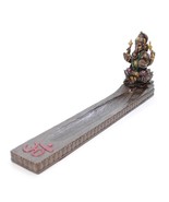GANESHA STICK INCENSE BURNER 10&quot; Long Holder HIGH QUALITY Resin Elephant... - €20,81 EUR