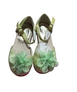 Joyfolie Girls Mint Green Peep Toe Wedge Sandals Size 9 Little Girls - $32.89 CAD