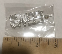 Sweet Women Girls Rhinestone Hair Clips Crystal Words Letters Bridal Hai... - $133.99 MXN