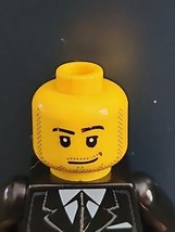 LEGO Minifigure Head Yellow Male Light Stubble Beard - £1.47 GBP