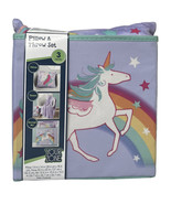 NEW Pillow Fleece Throw Blanket Storage Cube Gift Set Gray Gamer Purple ... - $29.82 CAD