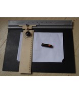 Vintage  Soviet USSR  Russian  Portable Drafting Board Slide Angle Rule ... - $52.97 CAD