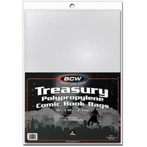 Pack of 100 BCW Treasury Comic Book Bags (1-TB) - £14.63 GBP
