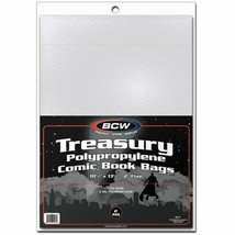 Pack of 100 BCW Treasury Comic Book Bags (1-TB) - $18.60