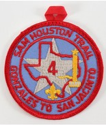Vintage Sam Houston Trail #4 Texas Gonzales to San Jacinto Boy Scouts BS... - $11.69