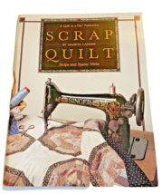 Book Scrap Quilt Strips &amp; Spider Webs Marcia Lasher Quilt in Day Patterns 1991 - £9.53 GBP
