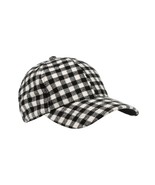 Time And Tru Women&#39;s Mini Buff Baseball Cap Black White Color NEW - $11.49