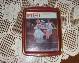 Norman Rockwell Tin Tray-Collector Series-&quot;After the Prom&quot;-Daher-England - £6.24 GBP