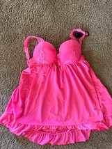 NWT Vintage Deadstock K-Mart Passion Pink Babydoll Lingerie w/ Thong Pan... - $438.90 MXN