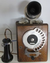 Strowger Automatic Electric Wood Dial Phone circa 1907  #4 - $36,370.00 MXN